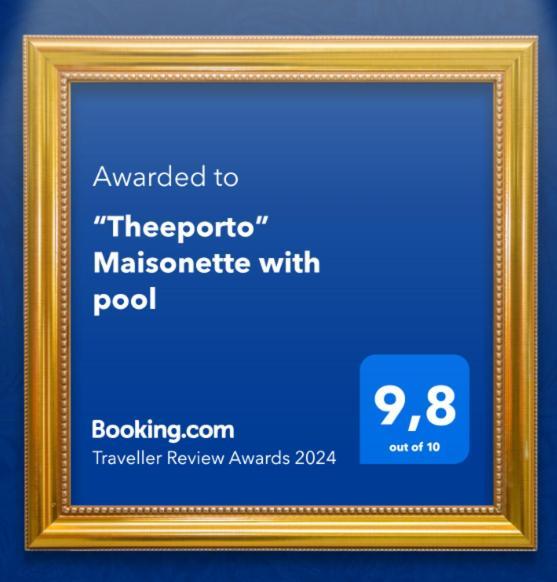 “Theeporto” Maisonette With Pool Gouves Exterior foto